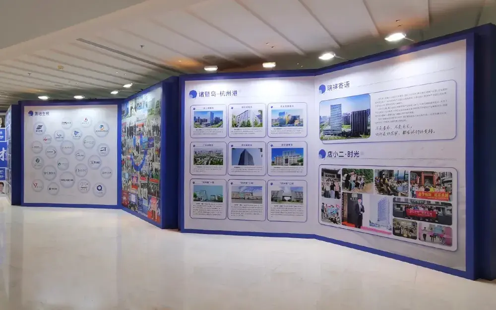 企业异形展板